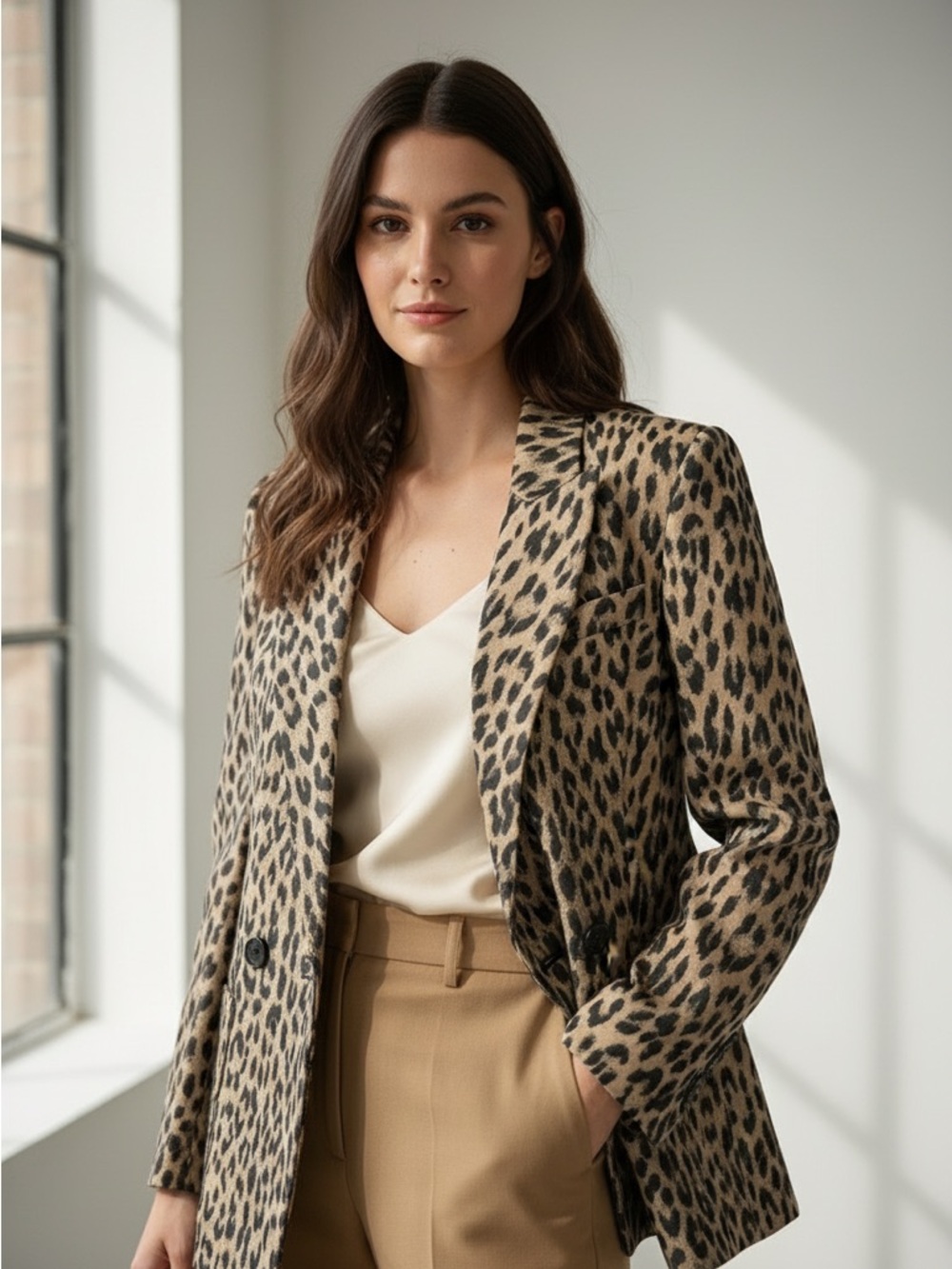 Zadig & Voltaire Visko Leopard Print Women’s Blazer Size 34 XS *FLAWED*